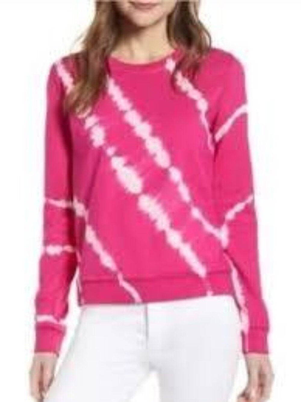 Lucky Brand Pink Tie Dye Sweatshirt m